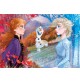 Clementoni Clementoni-26452-Supercolor Disney Frozen 2-60 maxi pezzi, puzzle bambini, Multicolore, 26452